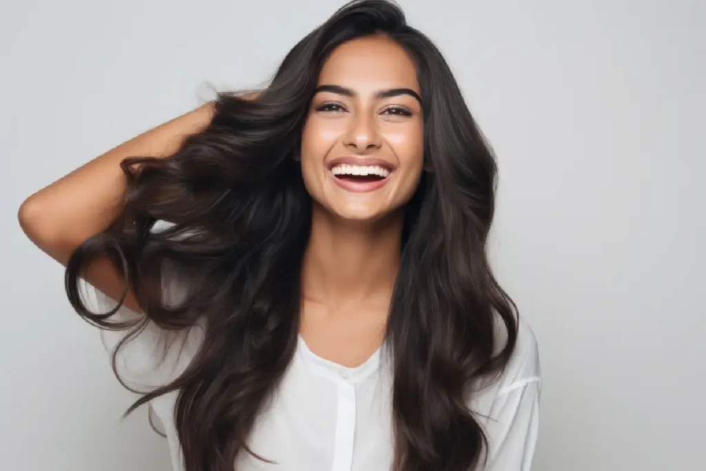 Girl with smiling face after MorpheusV Treatment in Bismarck, ND | Embrace Wellness