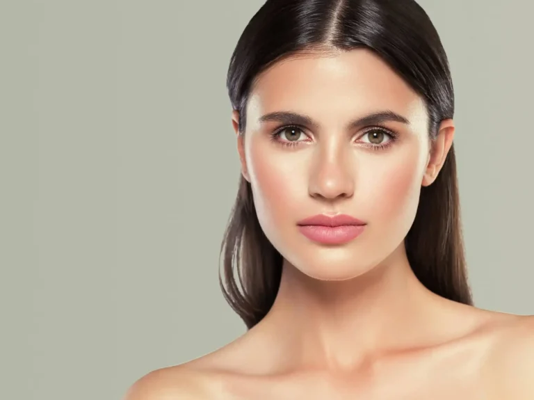 Lady with smooth perfect skin after dermaplaning treatment in Bismarck, ND