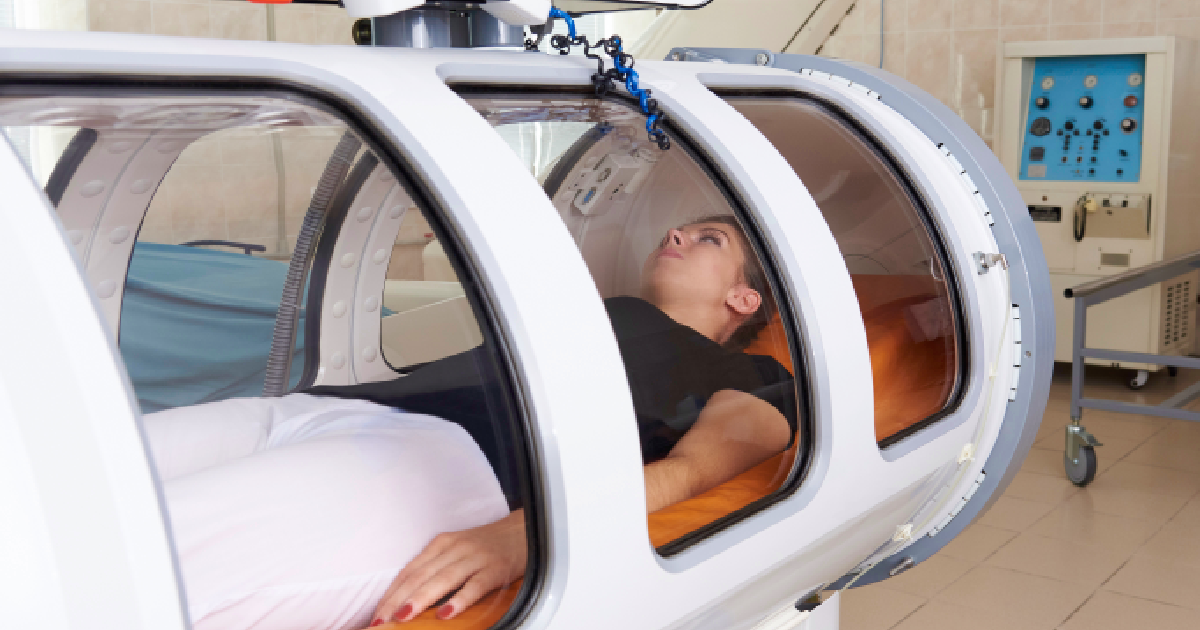 Women reeiving Hyperbaric Chamber Oxygen Therapy in Bismarck, ND
