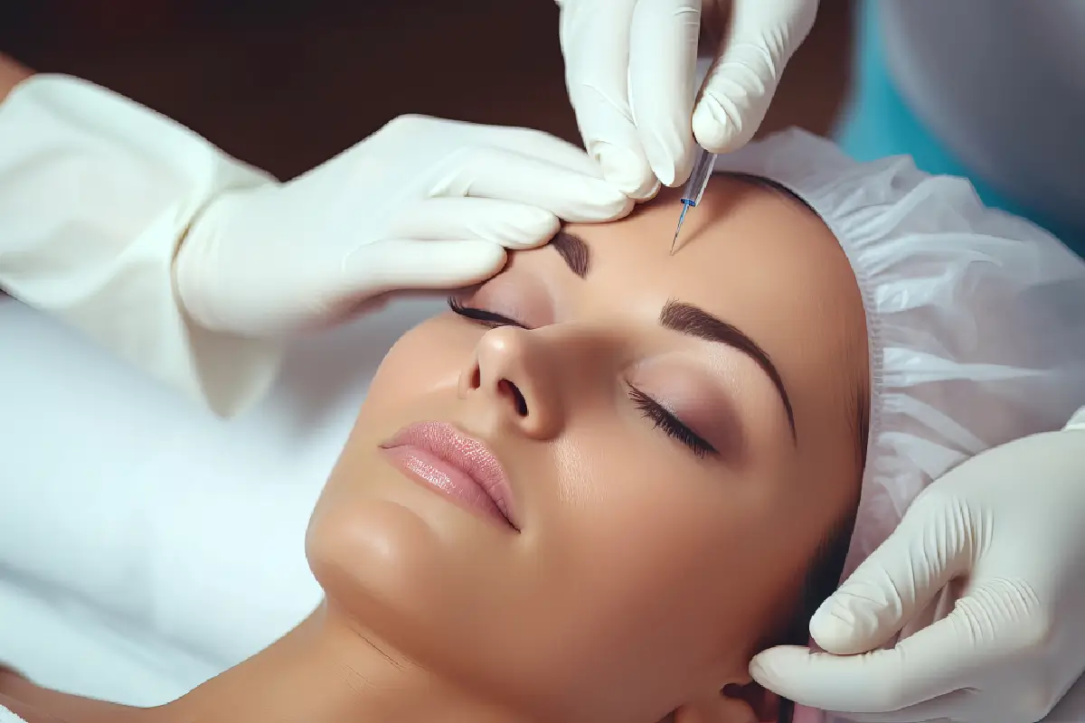 Woman getting dermal fillers treatment in Bismarck, ND | Embrace Wellness
