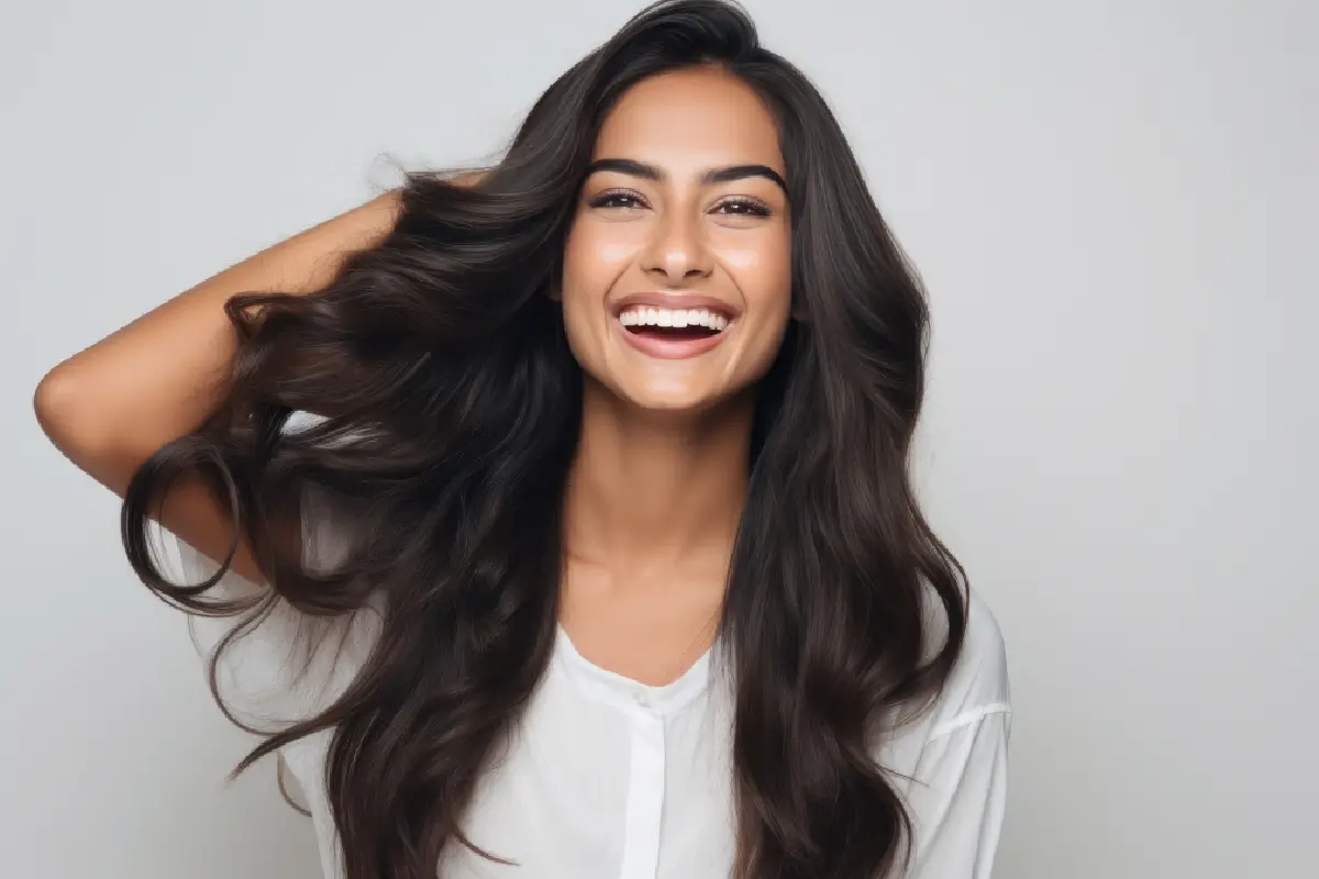 Girl with smiling face after MorpheusV Treatment in Bismarck, ND | Embrace Wellness