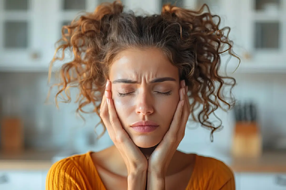 Woman having hormonal issue seeking for treatment at Embrace Wellness in Bismarck, ND