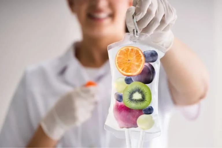 Nurse Holding IV Therapy Pouch | Embrace Wellness in Bismarck, ND